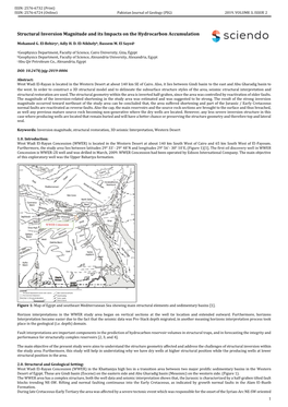 Structural Inversion Magnitude and Its Impacts on the Hydrocarbon Accumulation