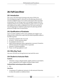 20. Full Cave Diver