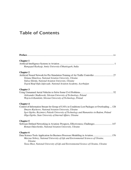 Table of Contents