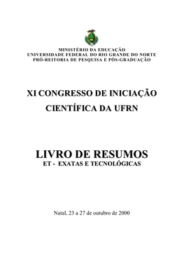 Livro De Resumos