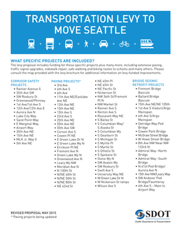 Transportation Levy to Move Seattle