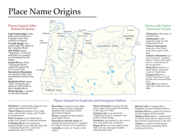 Place Name Origins