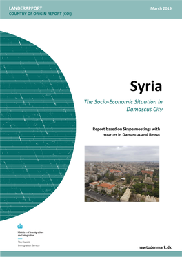 The Socio-Economic Situation in Damascus City