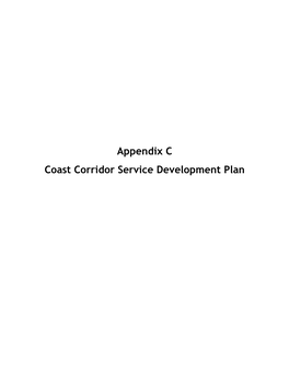 Coast Corridor Improvements Final Program EIS/EIR