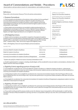 Award of Commendations and Medals - Procedures /About/Policies-And-Procedures/Award-Of-Commendations-And-Medals-Procedures