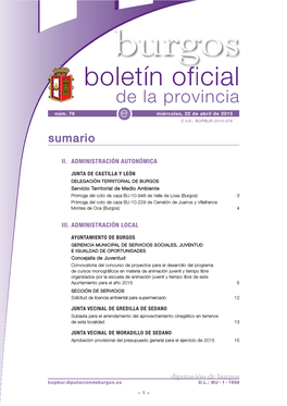 BOPBUR-2015-076 Sumario