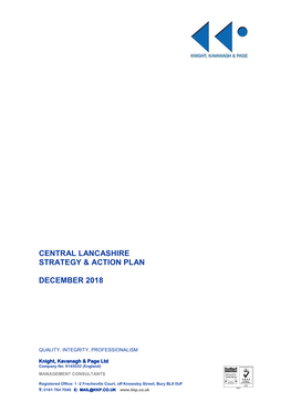 Central Lancashire Strategy & Action Plan December 2018