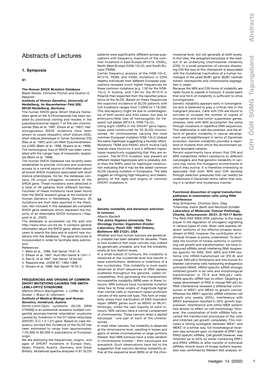 Abstracts of Lectures Gfh ÖGH SGMG Tagungsband Abstracts