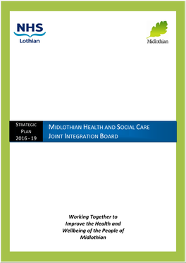 Midlothian Joint Integration Board Strategic Plan 2016