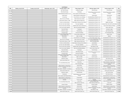 Create 08 August 2019 Schedule.Xlsx