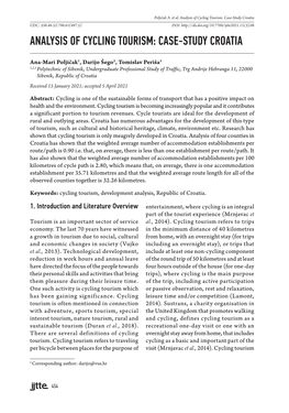 Analysis of Cycling Tourism