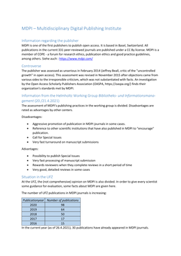 MDPI – Multidisciplinary Digital Publishing Institute