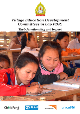 Village Education Development Committees in Lao PDR: Their Functionality and Impact