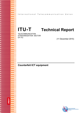 Draft Technical Report on Counterfeiting