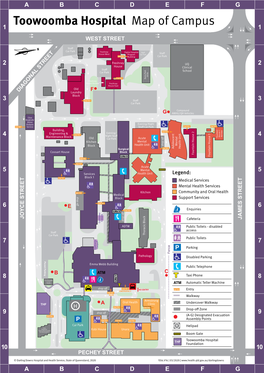 Toowoomba Hospital Map of Campus