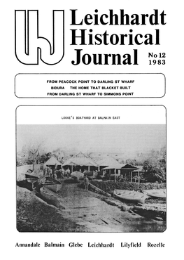 Leichhardt Historical Journal