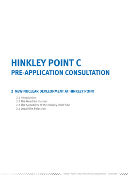 Hinkley Point C Pre-Application Consultation