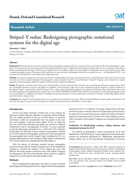 Striped-Y Redux: Redesigning Pictographic Notational Systems for the Digital Age Alexander C