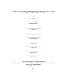 Duke University Dissertation Template