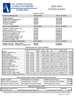 Tuition & Fees