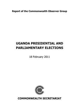 Uganda Presidential and Parliamentary Elections