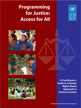 Programming for Justice: Access for All
