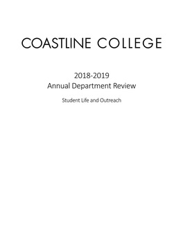 2018-2019 Annual Department Review