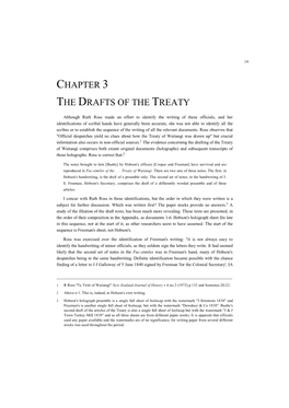 Chapter 3 the Drafts of the Treaty
