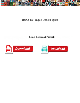 Beirut to Prague Direct Flights