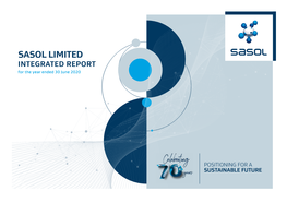 SASOL LIMITED INTEGRATED REPORT for the Year Ended 30 June 2020