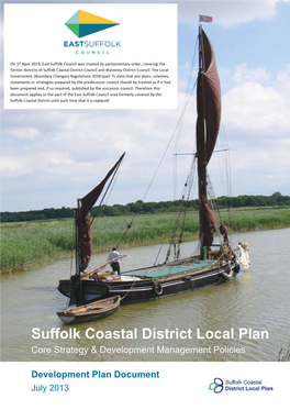 Suffolk Coastal District Local Plan Core Strategy & Development Management Policies