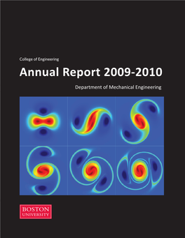 Annual Report 2009-2010 Department Administration and Committees3 Highlights6 Department of Mechanical Engineering Faculty Awards13