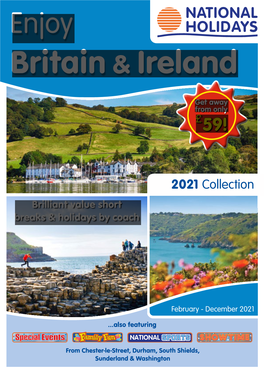 2021 Collection Brilliant Value Short Breaks & Holidays by Coach