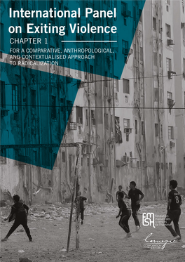 International Panel on Exiting Violence CHAPTER 1 for a COMPARATIVE, ANTHROPOLOGICAL, and CONTEXTUALISED APPROACH to RADICALIZATION CHAPTER 1