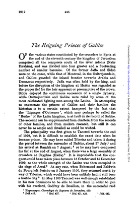 The Reigning Princes of Galilee Downloaded From