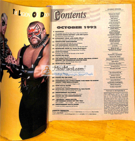 Wrestle America Magazine, October 1992