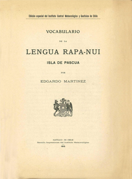 Lengua Rapa-Nui