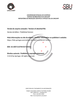 Versão Do Arquivo Anexado / Version of Attached File: Versão Do Editor / Published Version