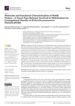 Molecular and Functional Characterization of Mobk Protein