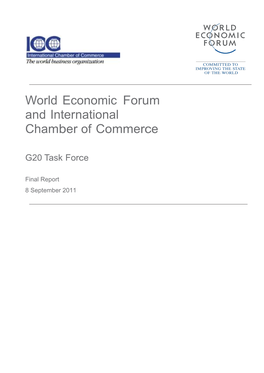 World Economic Forum and International Chamber of Commerce