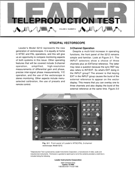 Ntsc/Pal Vectorscope