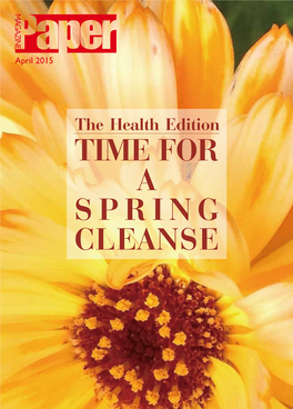 The Health Edition TIME for a SPRING CLEANSE