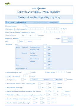 National Medical Quality Registry