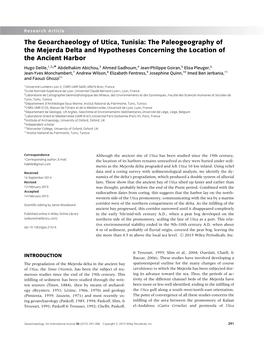 The Geoarchaeology of Utica, Tunisia