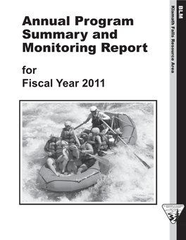 Annual Program Summary and Monitoring Report - FY2011