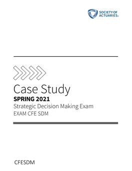 Spring 2021 Corporate Finance and ERM — Strategic Decision Making Exam Case Study