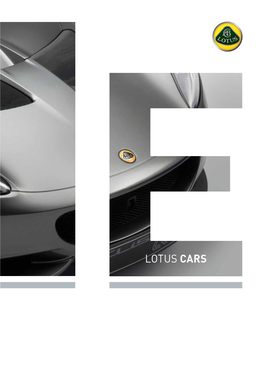 Lotus CARS a UNIQUE PLACE in HISTORY