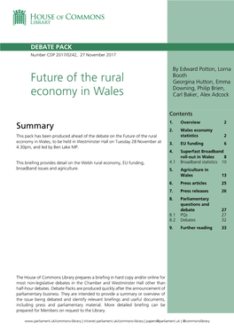 Future of the Rural Economy in Wales 3