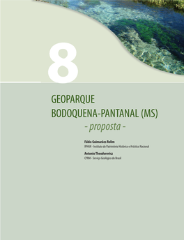 GEOPARQUE BODOQUENA-PANTANAL (MS) - Proposta