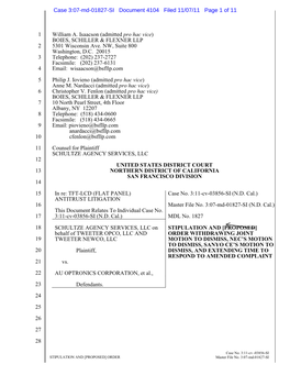 Case 3:07-Md-01827-SI Document 4104 Filed 11/07/11 Page 1 of 11